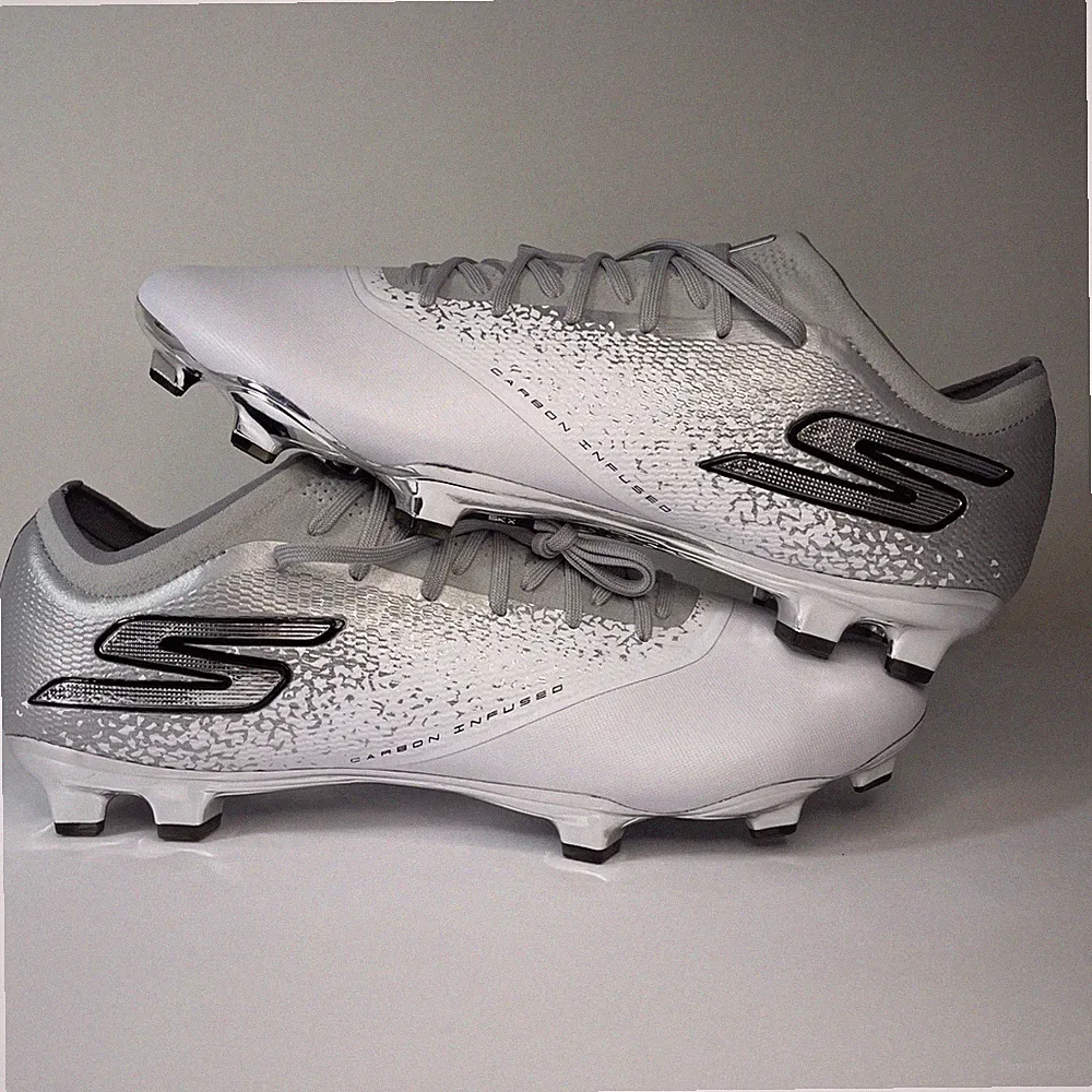 Skechers Razor 1.5 Elite FG Soccer Cleats 252020‑WSL White Chrome Men’s 12 NEW