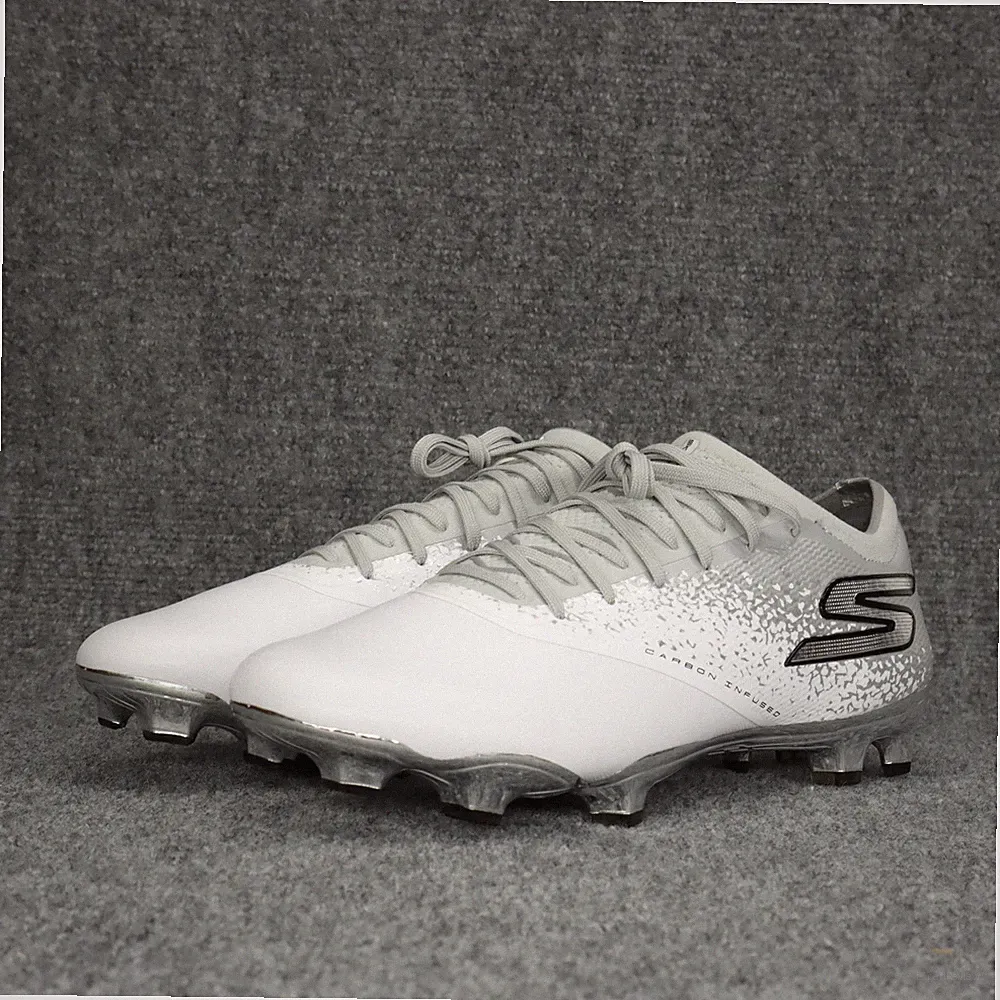 Skechers Razor 1.5 Elite FG Soccer Cleats Mens Size 10.5 White Chrome 252020-WSL