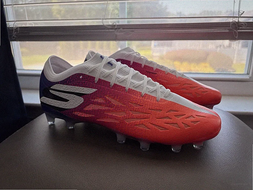 Skechers Razor 2 Elite AG Soccer Football Cleats Orange US Men’s Size 9.5