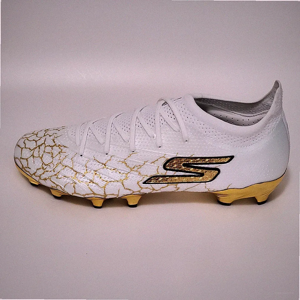 Skechers SKX 01 Elite FG Soccer Cleats White Gold SN252021 $225 Men's Size 10