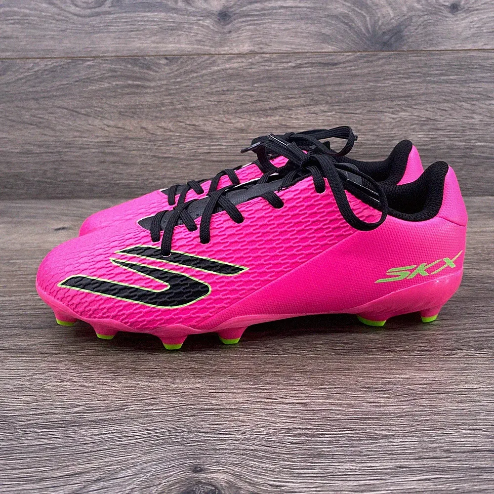 Skechers SKX Razor Soccer Cleats Youth Size 3 Pink Black PSC 252160L