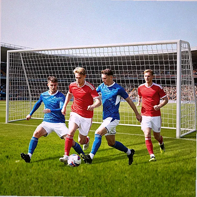SLSY Backyard Soccer Goal Youth Adult Fold Steel Soccer Goal Training Equipment