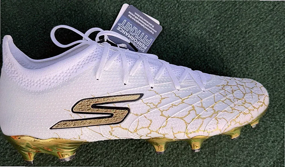 SN 252021 | Men’s 10.5 Skechers SKX 1.5 Elite FG Soccer Cleats | Electrum Pack