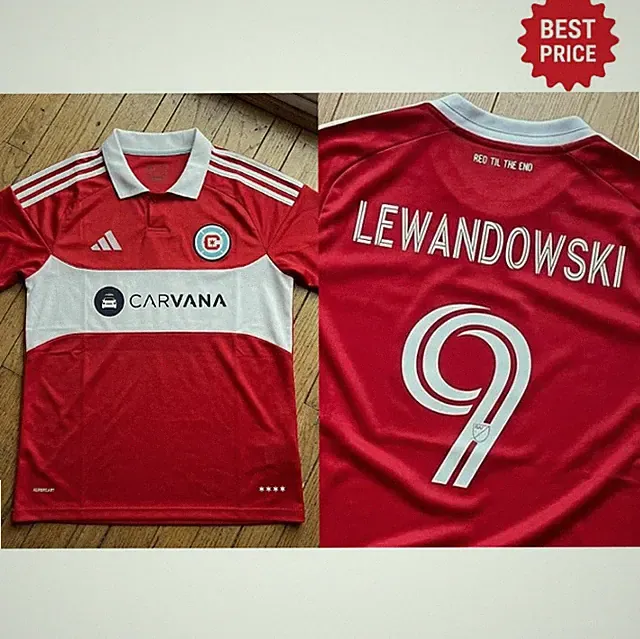 so new!! Robert Lewandowski Chicago Fire Home Jersey S-2XL