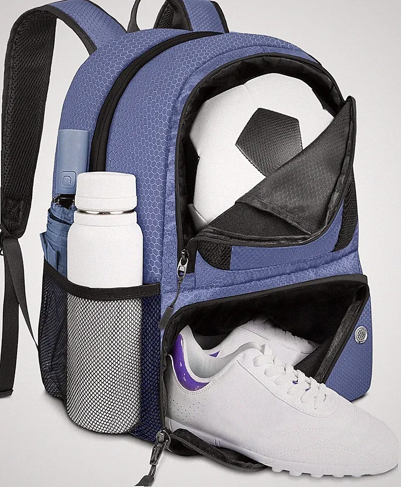 Soccer Backpack,Soccer Bag,Water resistant Sport Equipment Bags Fit Basketball