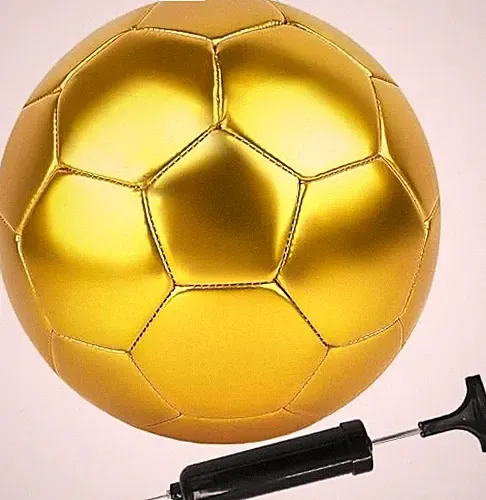 Soccer Ball 4 5 DIY Craft Boys Girls Adults Birthday Gift Yellow Golden Size 3