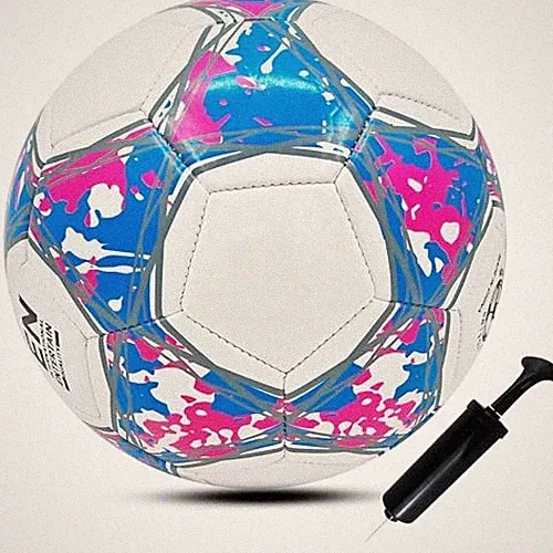 Soccer Ball 4 5 Practice Training Boys Girls Gift Thicker Leather Pink Size 3