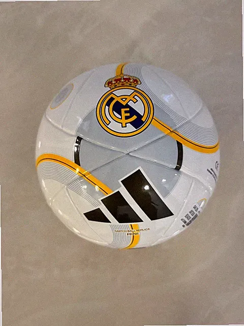 SOCCER BALL-ADIDAS-SIZE 1 MINI REPLICA-REAL MADRID-WHITE IN COLOR-NEW