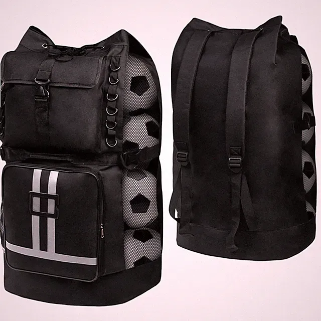 Soccer Ball Bag with Pockets, Holds 14-16 Balls, Extra Large Sports Equipment...