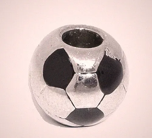 "Soccer Ball" Charm for European Charm Snake Chain Bracelets
