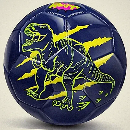 Soccer Ball for Boys Kid Ages 3 4-6 6-8 Outdoors Size 3 Tyrannosaurus Rex