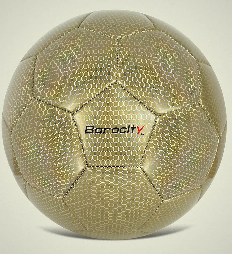 SOCCER BALL - GOLD MODERN PATTERN - SIZE 3