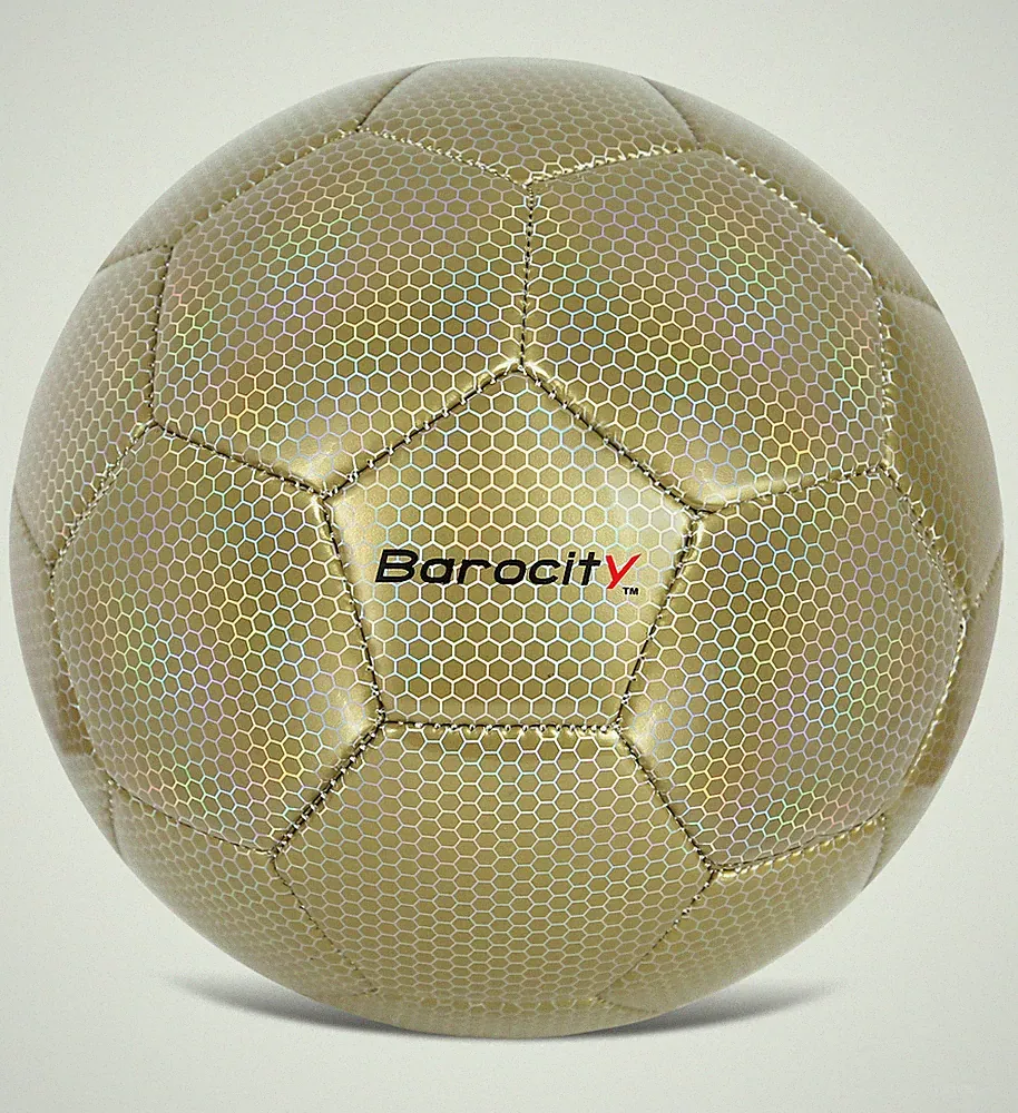 SOCCER BALL - GOLD MODERN PATTERN - SIZE 4