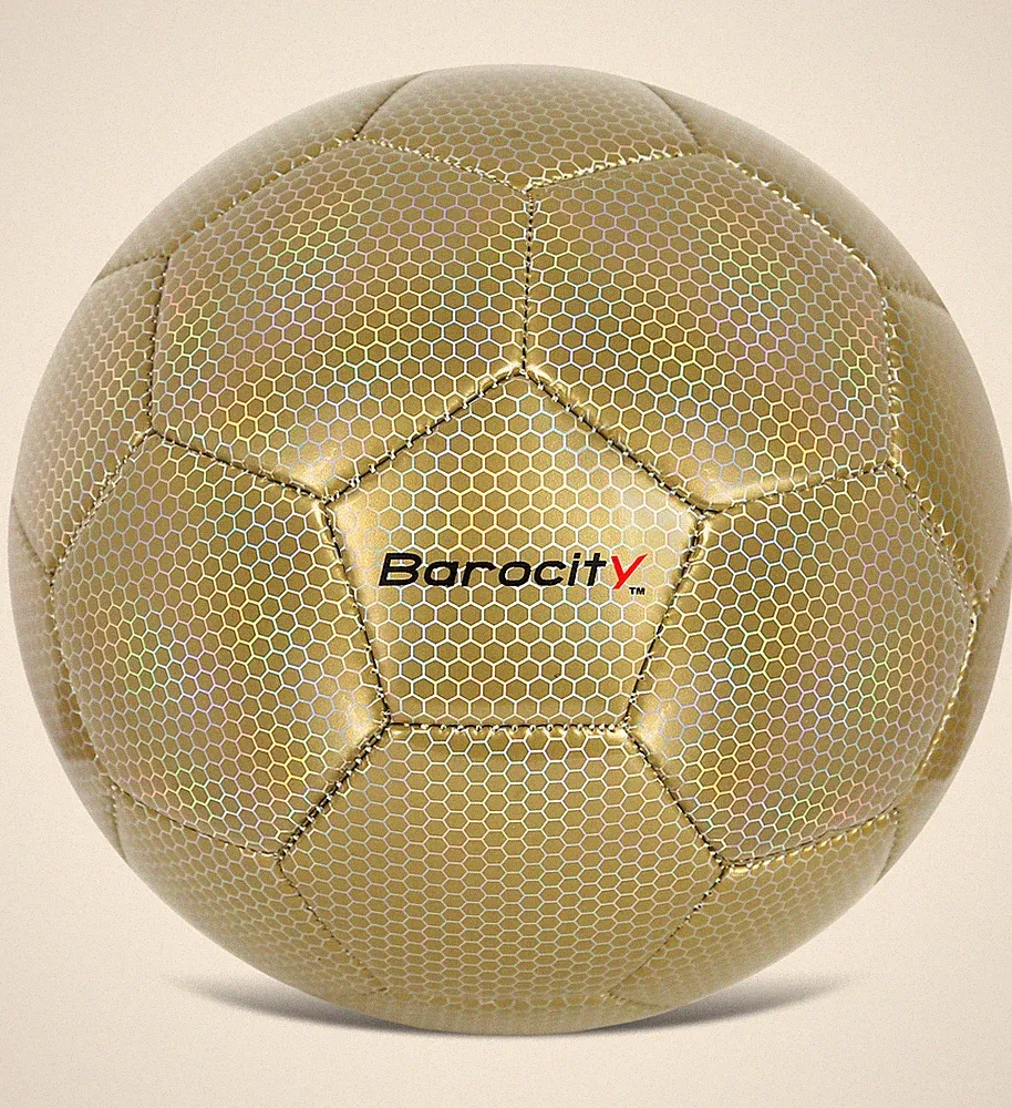 SOCCER BALL - GOLD MODERN PATTERN - SIZE 5