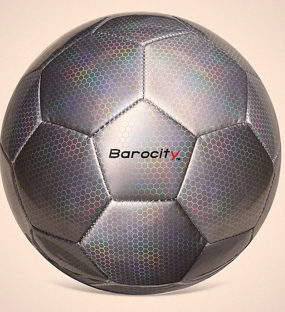 SOCCER BALL - SILVER MODERN PATTERN - SIZE 3