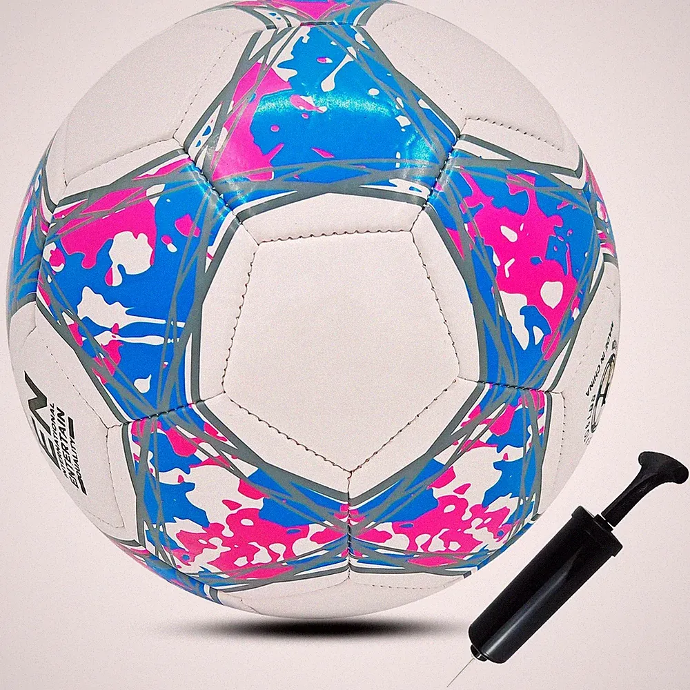 Soccer Ball Size 3 4 5 Practice Training Boys Girls Gift Thicker Leather Anti...