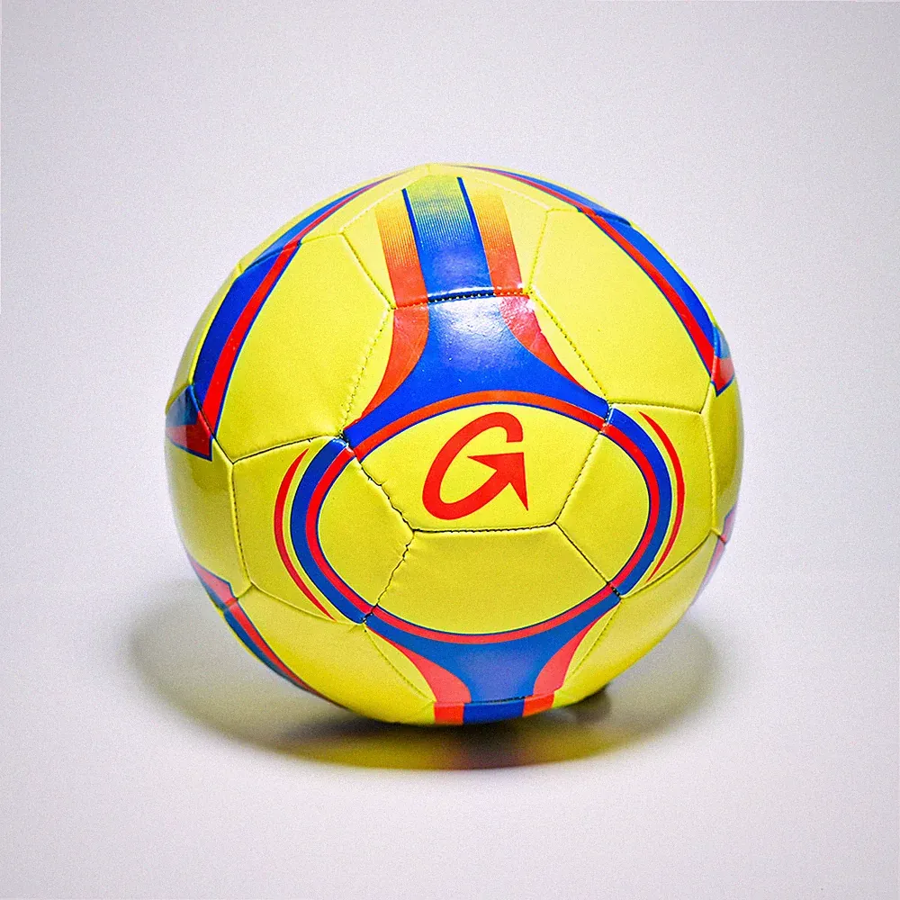 Soccer Ball Size 3 - Yellow Base - Perfect Gift for Kids (Age 2-8)