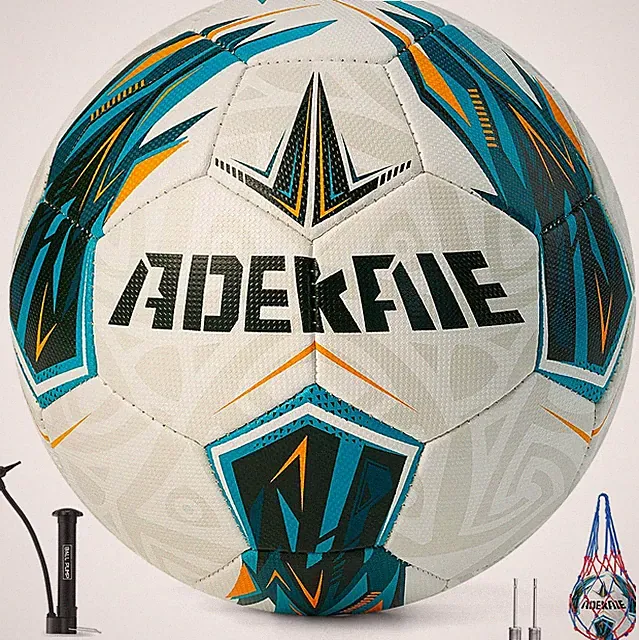 Soccer Ball Size 5 for All Age Recreational or Professional Outdoor Practice, PU