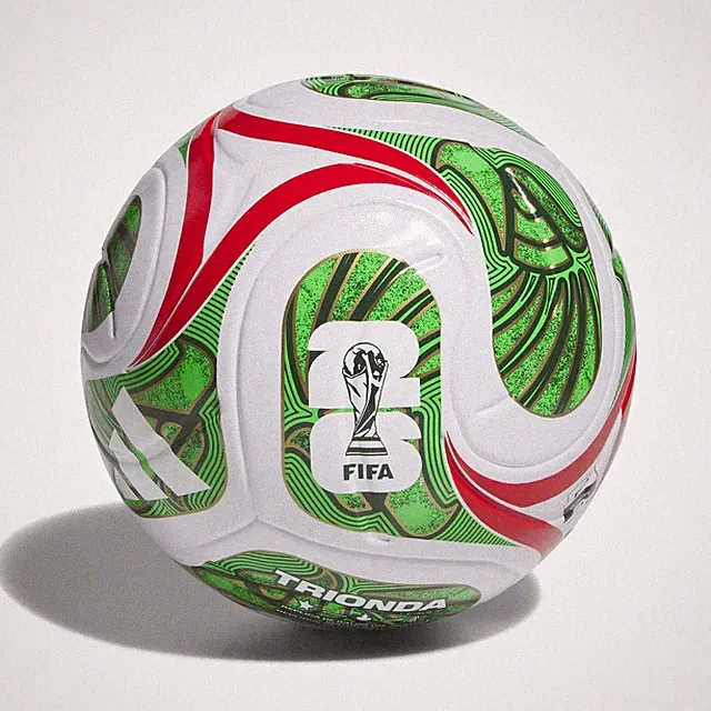 Soccer Ball World Cup League Mexico Size 5 White Vivid Red adidas Unisex-Adult
