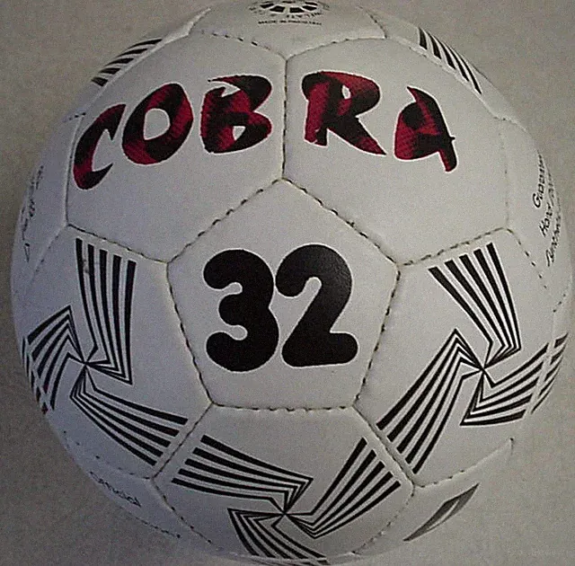 Soccer balls hand stitched Multicraft Cobra,White/Black Size 4 Only lot of 5