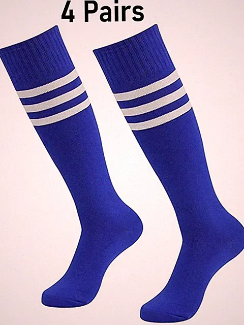 Soccer Baseball Softball Socks for Kids Youth Adults Over the Calf Athletic-[M]