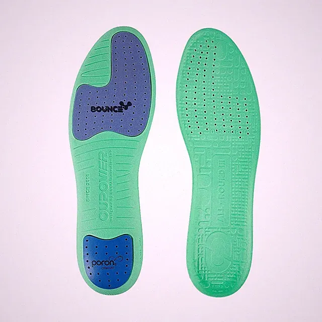 Soccer Cleat Insoles Insert Gen3-Slim Thickenss Green Tornado (US10.5-11)