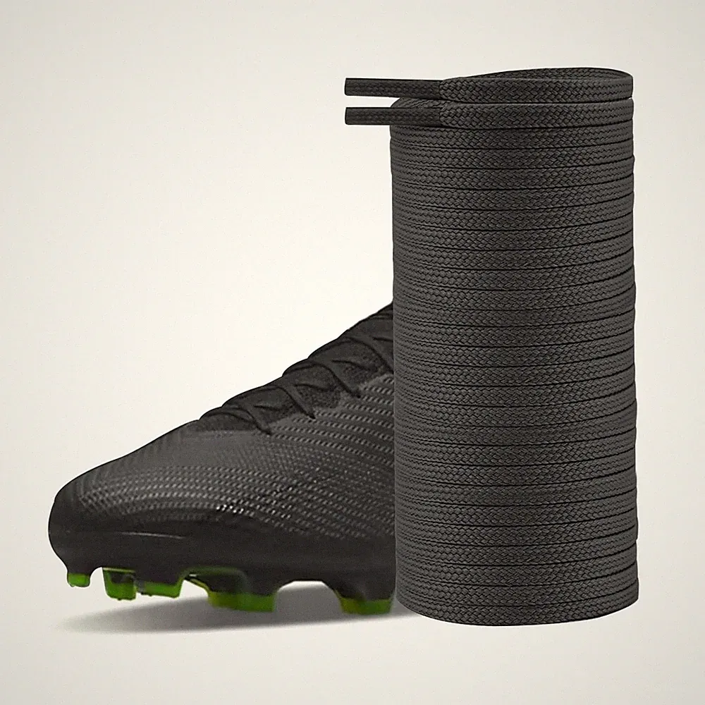 Soccer Cleat Laces for Mercurial Vapor, Superfly, Black, 39"