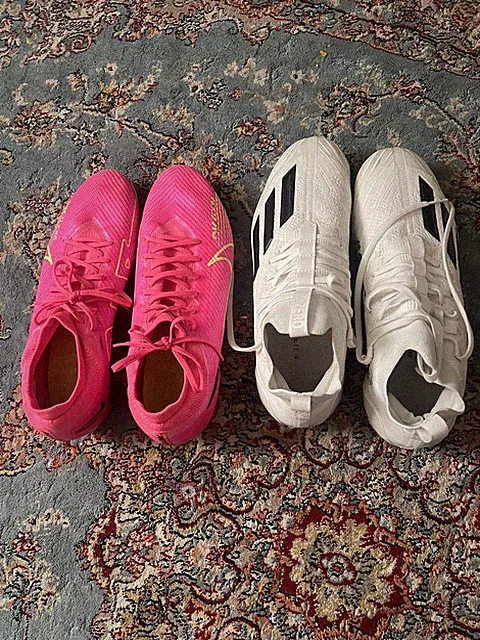 Soccer Cleats Both Are Size 12