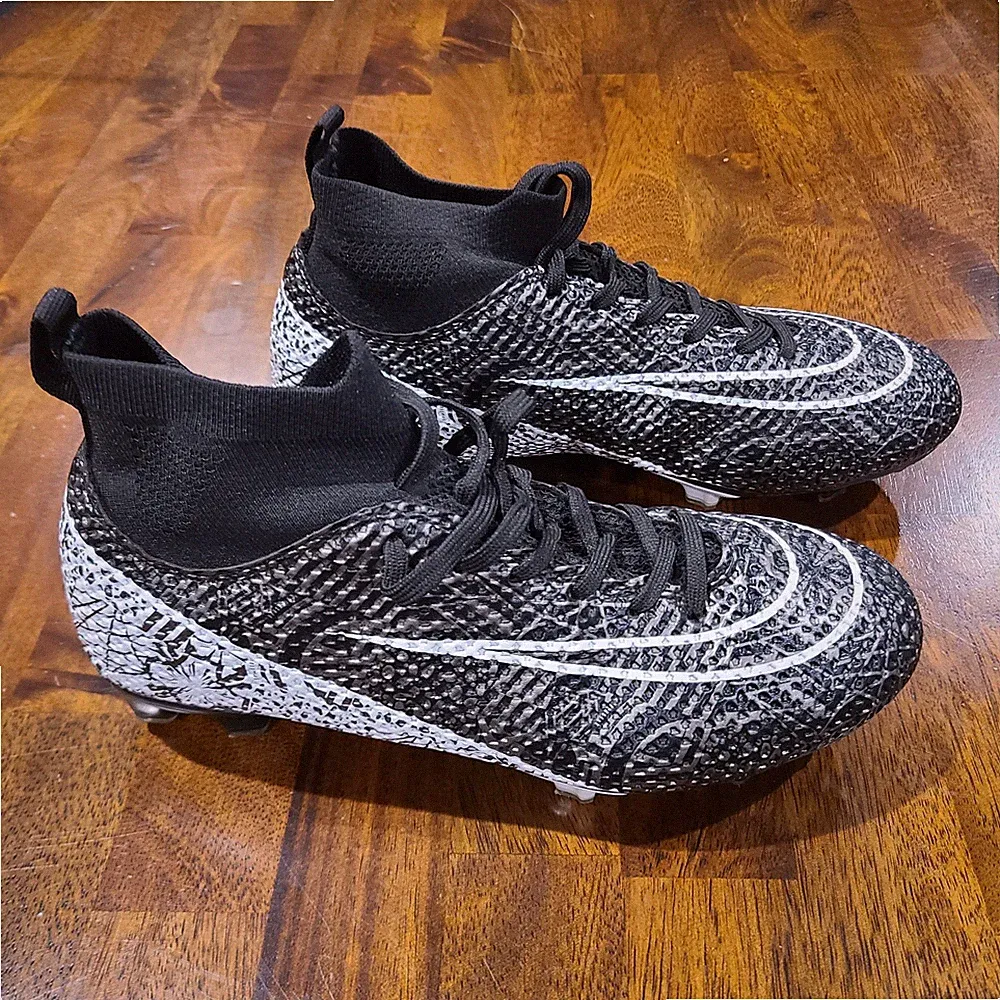 Soccer Cleats Boys Girls Futbol Kids Turf Shoes Mens Size 4.5 Womens 6.5