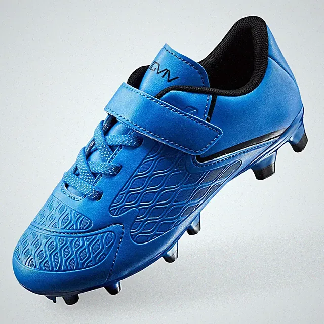 Soccer Cleats Boys Girls - /Little Kid/Big Kid (Black Blue, , Numeric_10, Num...