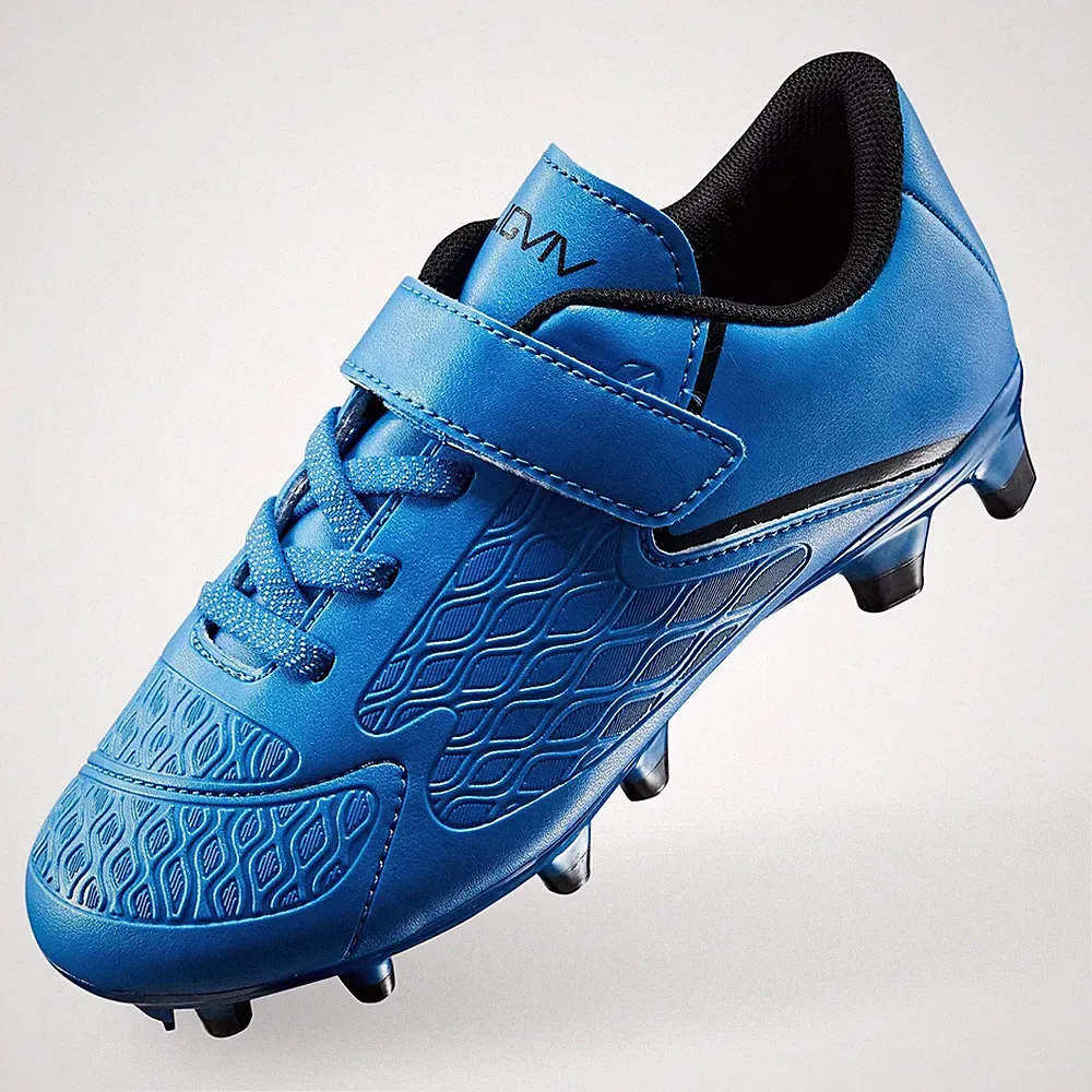 Soccer Cleats Boys Girls - /Little Kid/Big Kid (Black Blue, , Numeric_8, Nume...