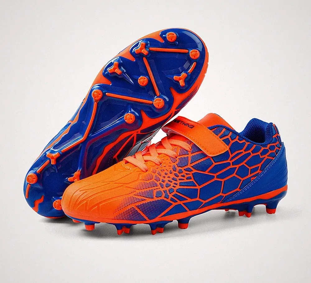 Soccer Cleats for Boys Girls Soccer Shoes Firm Ground Youth Lightweight Athle...