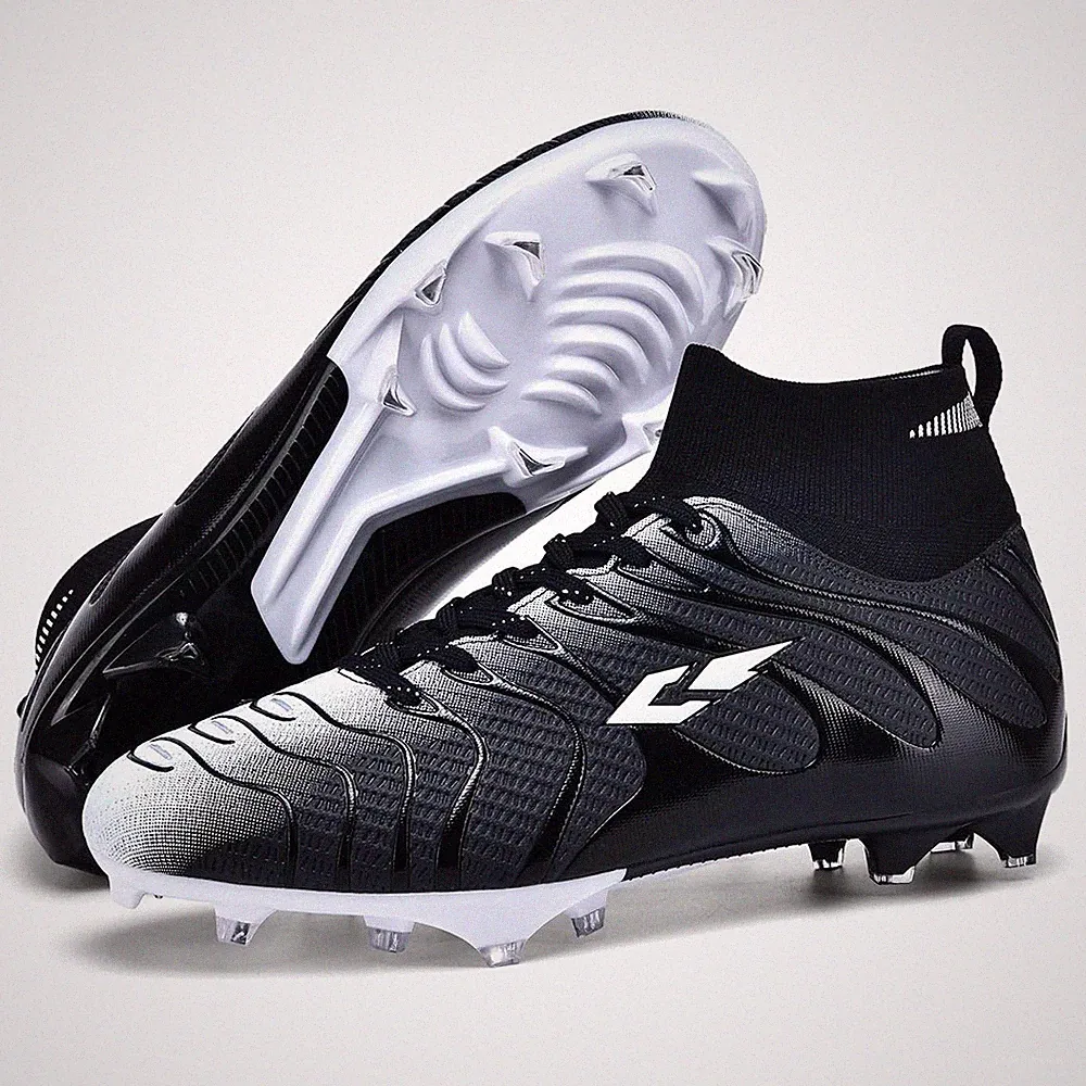 Soccer Cleats for Men Women, High-Top Ankle Support Football Shoes, Lightweig...