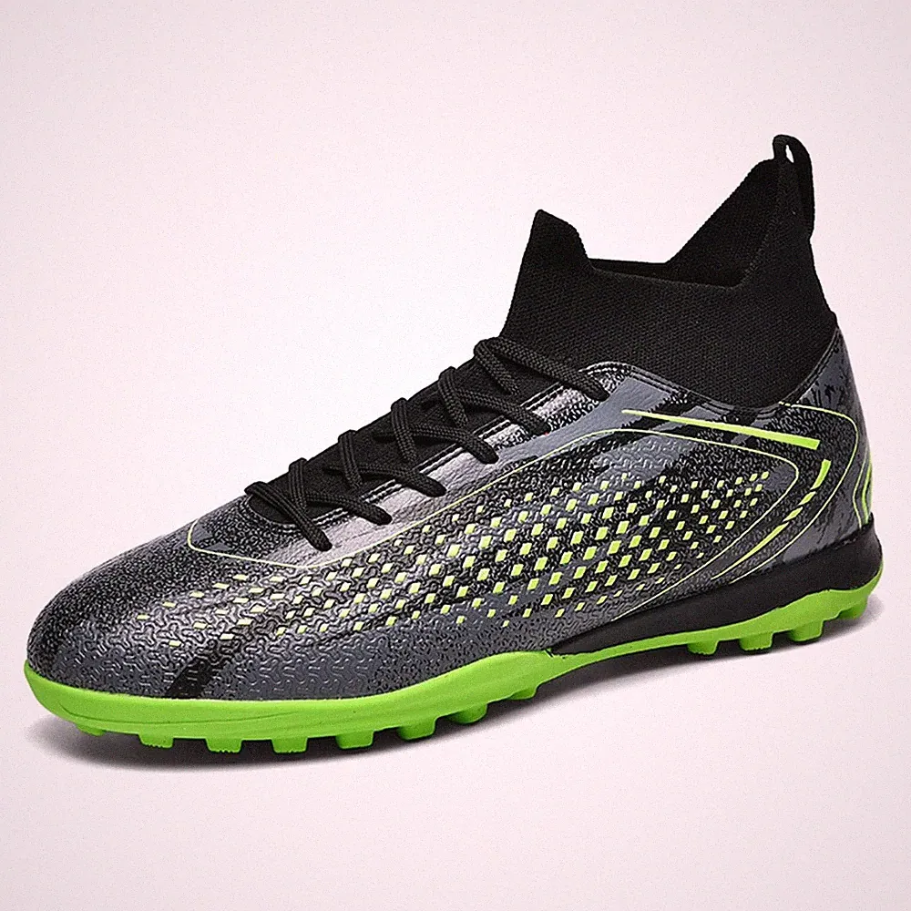 Soccer Cleats for Mens Womens Turf Indoor Soccer Shoes Unisex High Ankle AG T...