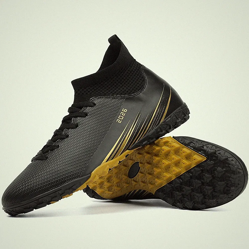 Soccer Cleats for Mens Womens Turf Soccer Shoes Indoor Footall Cleats High An...