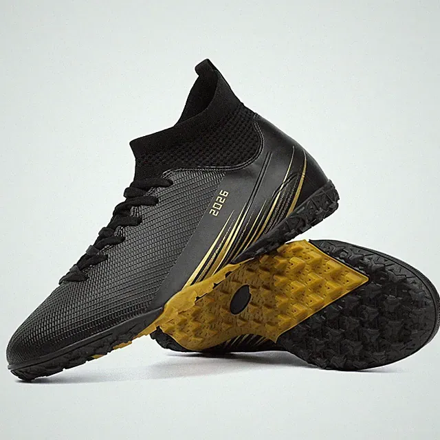 Soccer Cleats for Mens Womens Turf Soccer Shoes Indoor Footall Cleats High An...