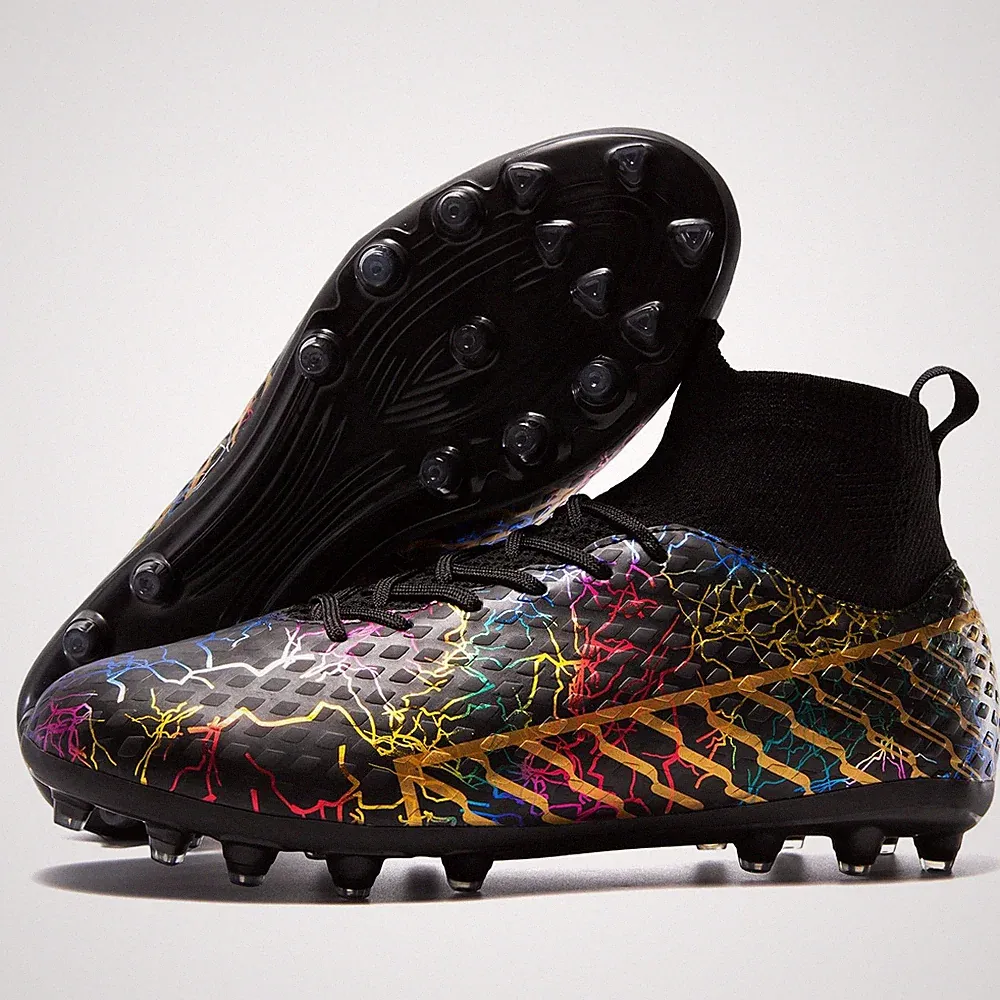 Soccer Cleats Mens Womens High-Top Football Shoes with Ankle Support |Lightwe...