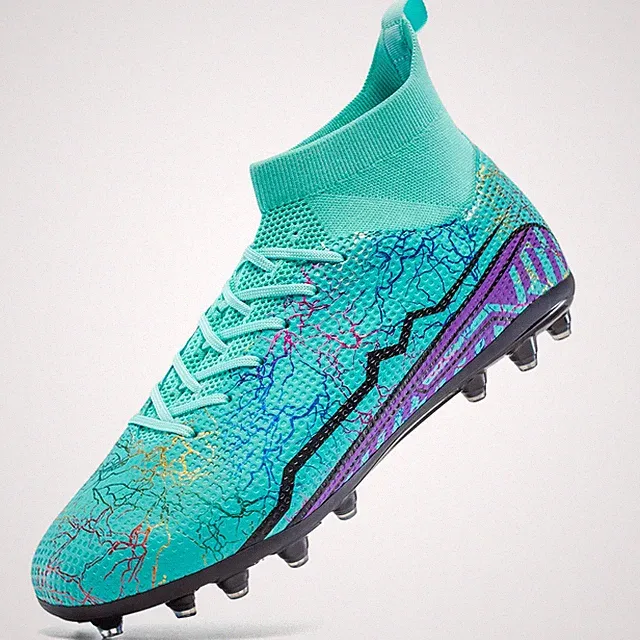 Soccer Cleats Mens Youth Turf Soccer Shoes High Tops Football Cleats Professi...