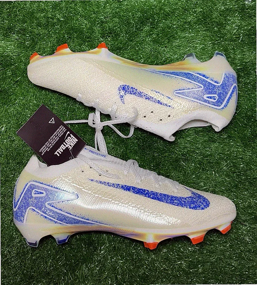 Soccer Cleats - Nike Mercurial Vapor 16 - White & Blue - Size 10 Men US - FG