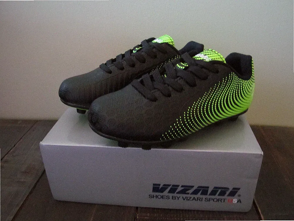 Soccer Cleats Youth Child Shoe Size 11 C Black Green New Boys Girls