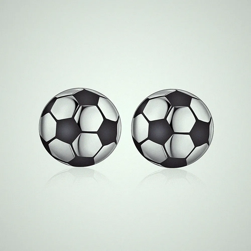 Soccer Earrings for Women Soccer Ball Stud Earring Jewelry Gifts