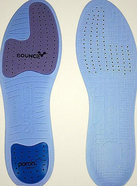 Soccer Football Cleat Insole Insert Gen3-Standard Thickness Blue Sky (US9.5-10)