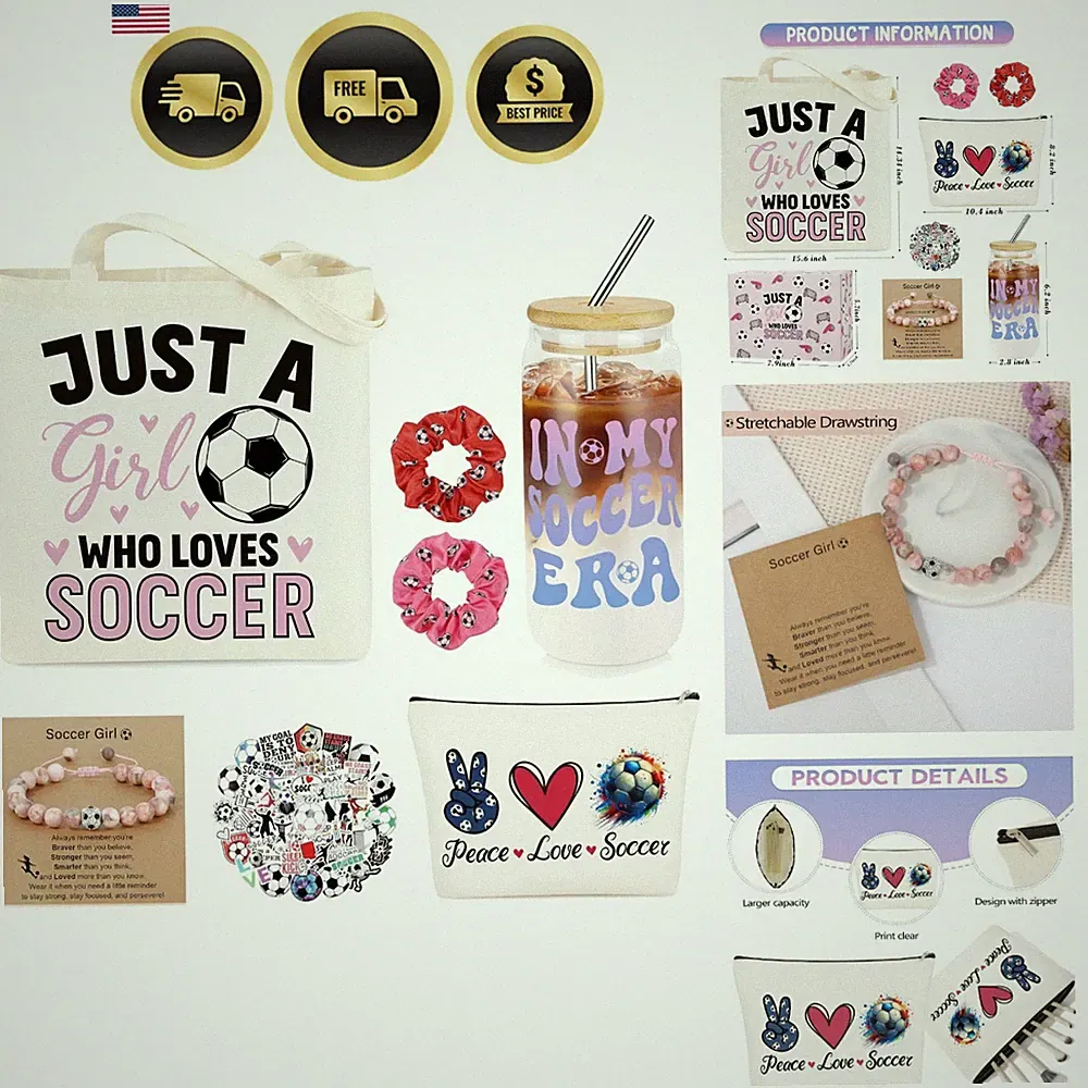 Soccer Gifts for Girls Soccer Stuff Accessories Gifts for Sport Lovers Gift