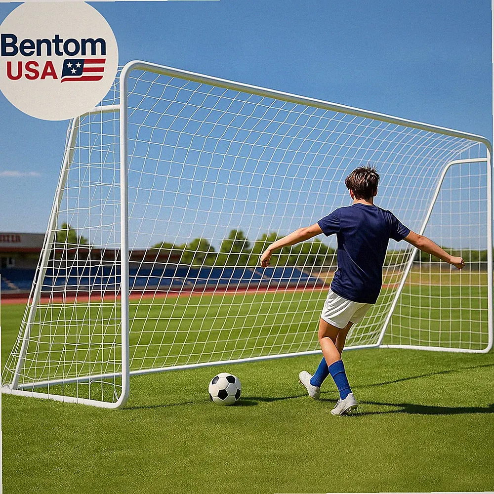 Soccer Goal, 6X4/8X6/10X6.5/12X6/16X7/18.5X6.5/21X7/24X8Ft Soccer Goals for Back