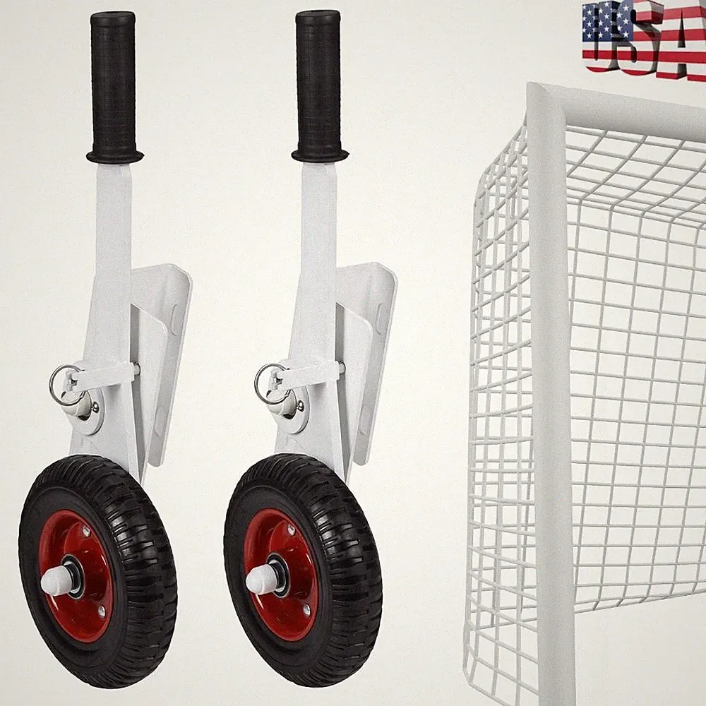Soccer Goal Dolly Rubber Mobile Chicken Coop Wheel Kit for Rolling/Sliding Gates