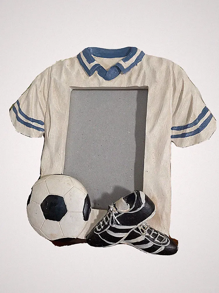 Soccer Jersey Picture Frame- Holds 5x3.5in Picture Of Your Favorite MVP