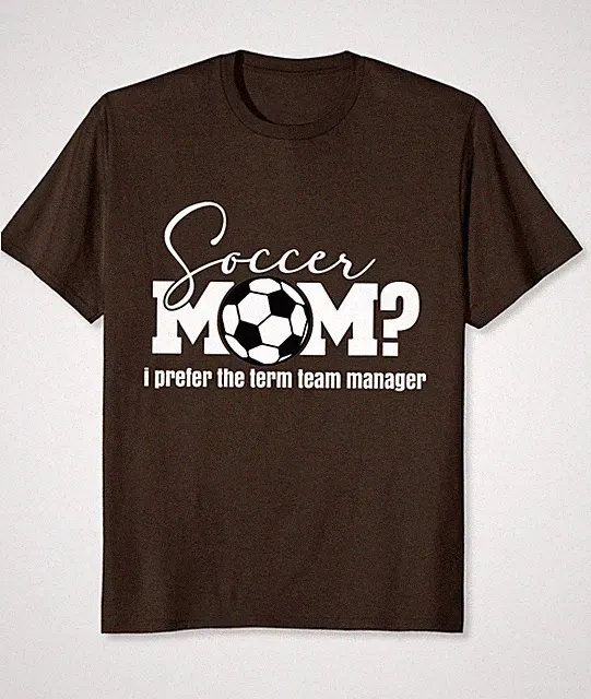 Soccer Mom Shirt Funny Team Manager Tee Gift for Proud Sports Mom Game Day
