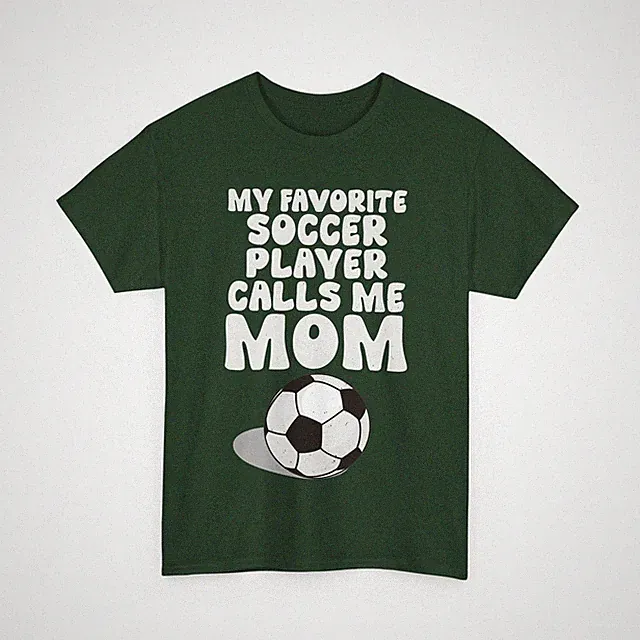 Soccer Mom Shirt, My Favorite Soccer Player Calls Me Mom Mother Women Shirt