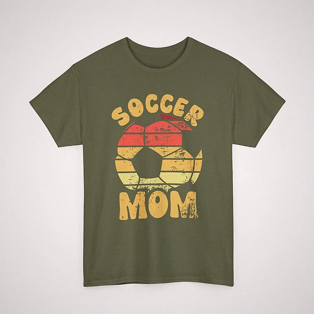 Soccer Mom Shirt, Soccer Players Sports Lovers Mother's Day Mom Women Shirt