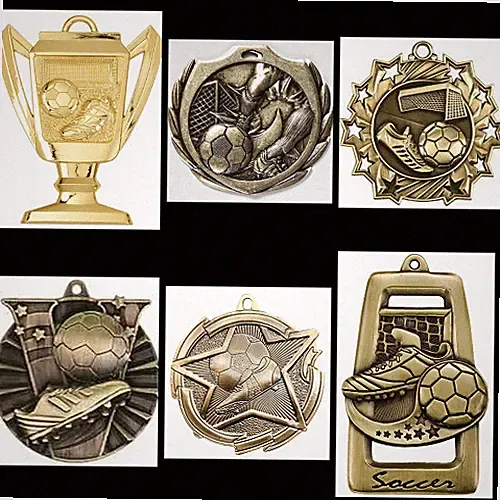 Soccer or Futsal Medals with Ribbons, awards